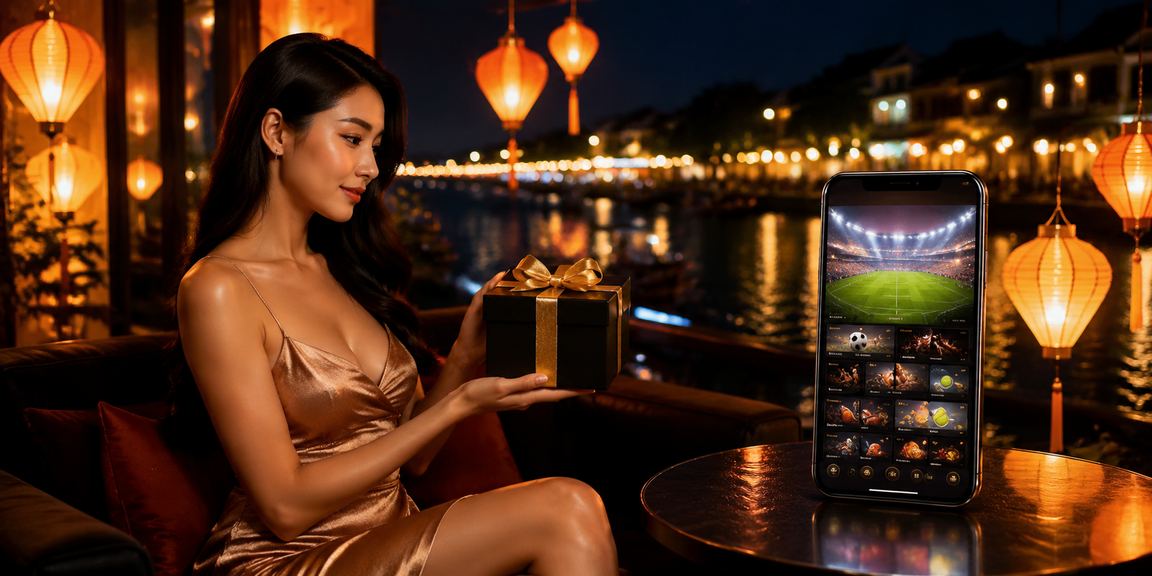 Phố đèn lồng Hội An về đêm - không khí lý tưởng để theo dõi cá cược thể thao